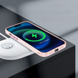 Θήκη για iPhone 15 Pro, ERBORD Impact Guard, MagSafe, ροζ
