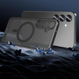 Θήκη για Samsung Galaxy S25 FE, για MagSafe, ERBORD Μatt Case, μαύρη
