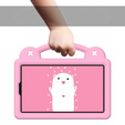 Παιδική θήκη για Xiaomi Redmi Pad SE 8.7", Cute Patterns, με βάση, ροζ