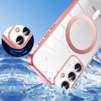 Θήκη για Samsung Galaxy S25, Electro MagSafe, ροζ + κορδόνι