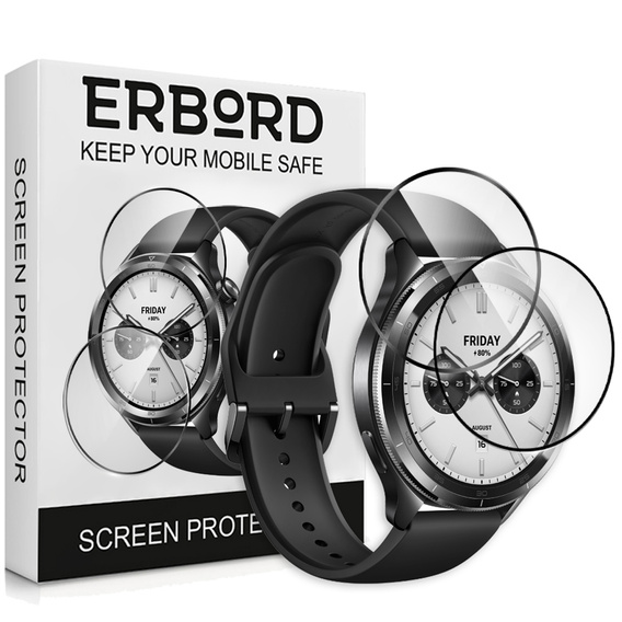 2x υβριδικό γυαλί ERBORD για Xiaomi Watch S4