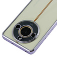 Η θήκη για το Realme 11 Pro 5G / Pro+ 5G, Electroplating Frame, διαφανής / βιολετί