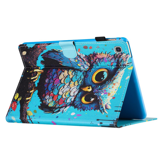 Θήκη για Samsung Galaxy Tab A7 Lite, με πτερύγιο, owl