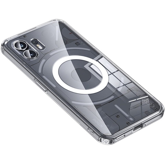Θήκη για το Nothing Phone 2, Υβριδική θήκη Fusion, για MagSafe, διαφανής