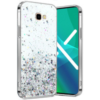 Θήκη για Samsung Galaxy J4 Plus, Glittery, διαφανής