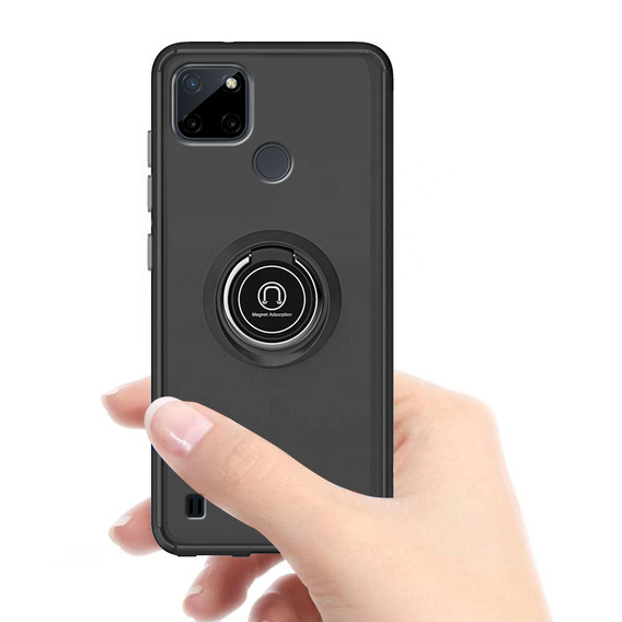 Θήκη για Realme C21Y / C25Y, Frosted Ring, μπλε