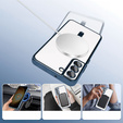 Θήκη για Samsung Galaxy S22, Electro MagSafe, σκούρο μπλε + Γυαλί για την οθόνη