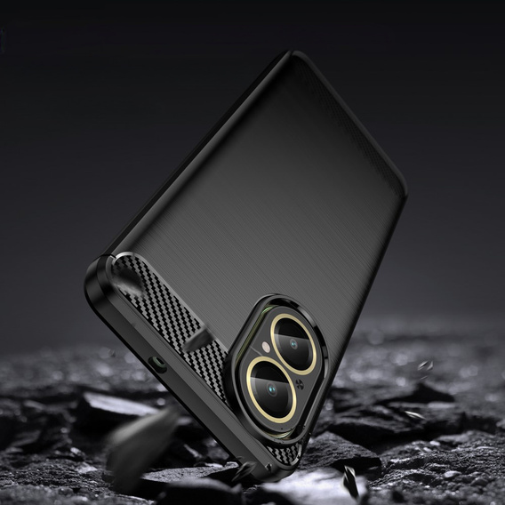 Θήκη για Realme C67, Carbon, μαύρη