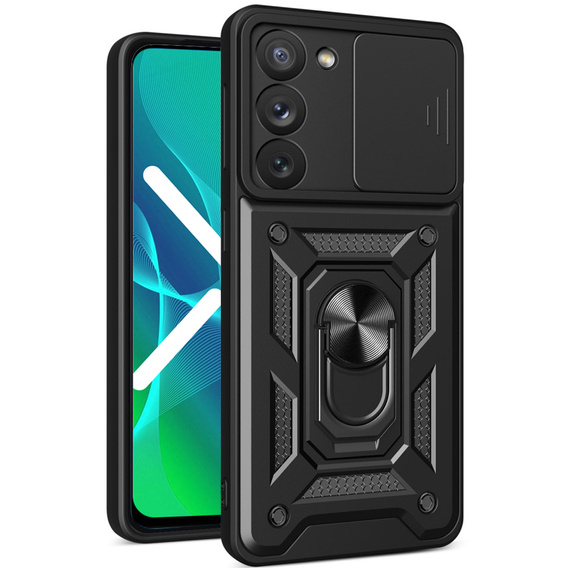 Θήκη για Samsung Galaxy S23 Plus, CamShield Slide, μαύρο