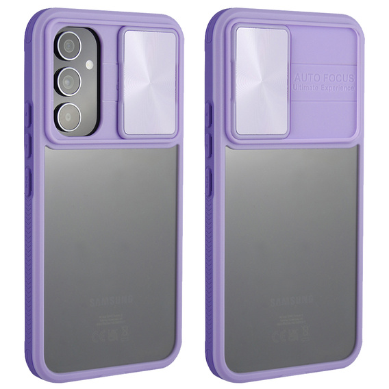 Θήκη για Samsung Galaxy S23 FE, Slide Camera, μωβ