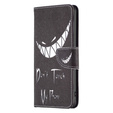 Θήκη με πτερύγιο για Infinix Zero 30 5G, Wallet, Don't Touch My Phone, μαύρη