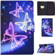 Θήκη για Samsung Galaxy Tab A7 10.4 2020 T500 T505, butterflies, μωβ
