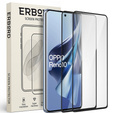 2x Μετριασμένο γυαλί για Oppo Reno 10 / 10 Pro, ERBORD 3D πλήρης οθόνη