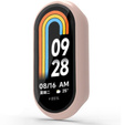 Θήκη 2σε1 + γυαλί μετριασμένο για Xiaomi Smart Band 10 / 9 / 8, ροζ 