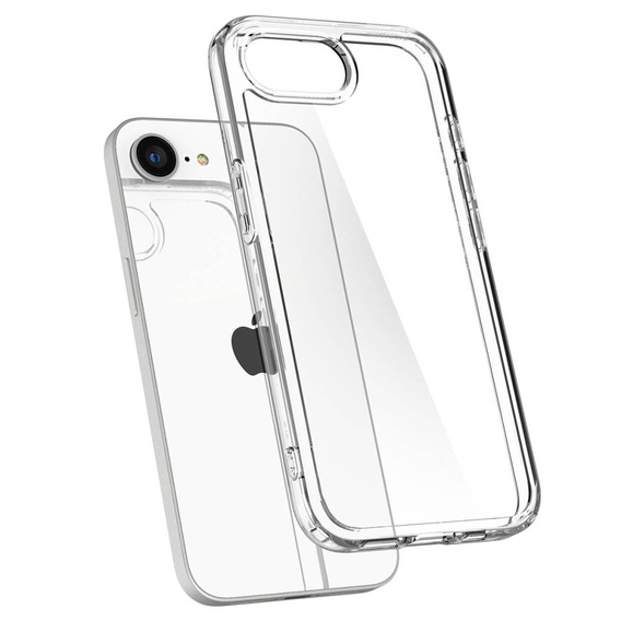 θήκη Spigen για iPhone 16E, Ultra Hybrid, διαφανής + μετριασμένο γυαλί 9H