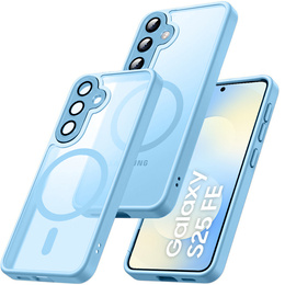 Θήκη Matt για iPhone 17, για MagSafe, ημιδιαφανές μπλε