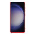 NILLKIN θήκη για Samsung Galaxy S24, θήκη Super Frosted Shield, κόκκινη