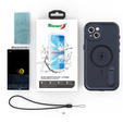 Αδιάβροχη θήκη για iPhone 13, Redpepper, για MagSafe, μαύρη