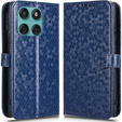 θήκη πτερύγιο για Motorola Edge 60 / 60 Fusion, Wallet Rhombus, μπλε