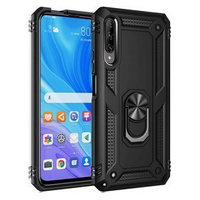 θωρακισμένη θήκη για Huawei P Smart Pro, Nox Case Ring, μαύρη