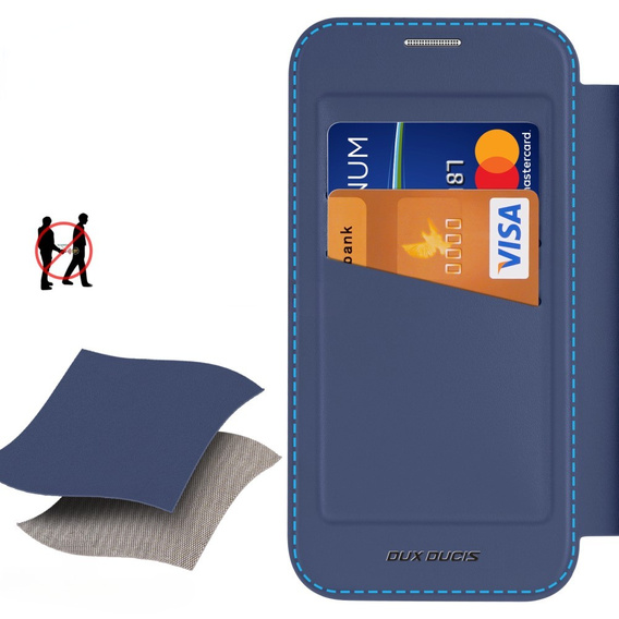Dux Ducis Θήκη για iPhone 16, Skin X Pro, MagSafe, σκούρο μπλε