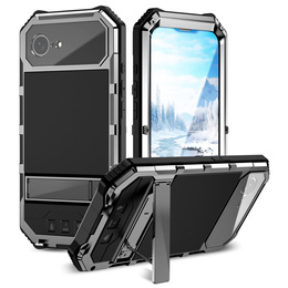 Θωρακισμένη θήκη για iPhone 16E, R-JUST, ασημένια