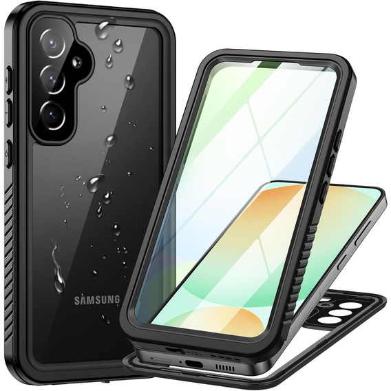 Αδιάβροχη θήκη IP68 για Samsung Galaxy S24 FE, Redpepper, μαύρη