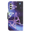 Θήκη με πτερύγιο για Samsung Galaxy M15 5G, Wallet, Sparkling Butterflies