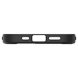 Θήκη MagSafe Spigen για iPhone 16E, Ultra Hybrid, διαφανής / μαύρη + Μετριασμένο γυαλί 9H