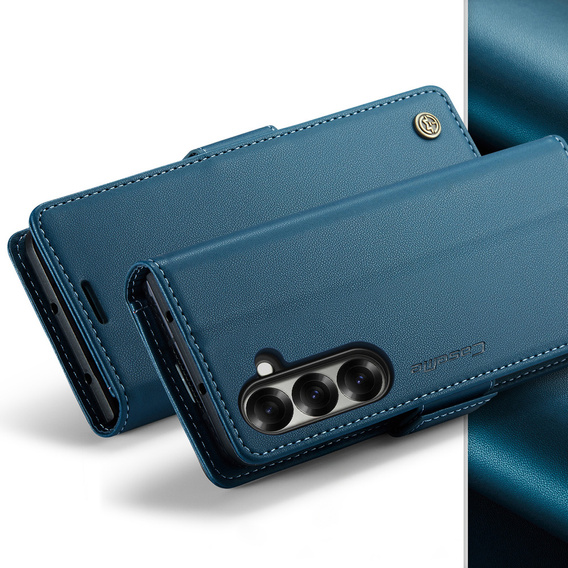 CASEME Litchi θήκη πορτοφόλι flip για Samsung Galaxy Z Fold7 5G