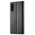 Θήκη με πτερύγιο για Samsung Galaxy A26, Carbon LC.IMEEKE, μαύρη
