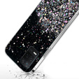 Θήκη για Realme 8 5G, Glittery, μαύρη