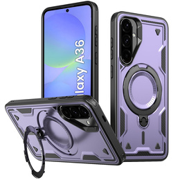 Θήκη για Samsung Galaxy A36, Military MagSafe, μωβ