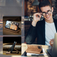 θήκη CASEME για Samsung Galaxy M33 5G, Leather Wallet Case, καφέ
