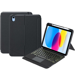 Θήκη + πληκτρολόγιο iPad 10.9 2022 10 GEN, keyboard Pen Slot, μαύρη