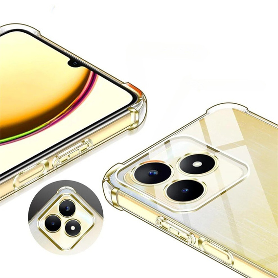 Θήκη για Realme Note 50, Dropproof, διαφανής