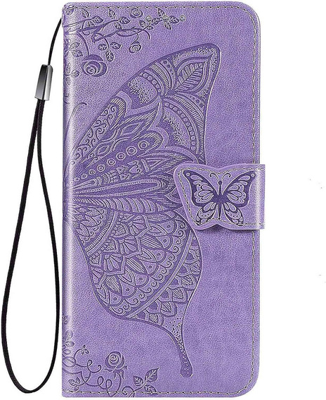 Θήκη με πτερύγιο για Vivo V50 Lite 4G / 5G, Butterfly, μωβ