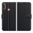Θήκη με πτερύγιο για Motorola Moto E7 Power / E7i Power, Wallet Litchi Texture, μαύρη