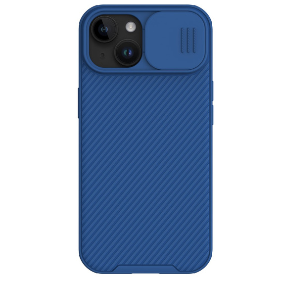 Θωρακισμένη θήκη Nillkin για iPhone 15 Plus, CamShield Pro, μπλε