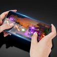 Μετριασμένο γυαλί για Motorola Edge 40, Dux Ducis πλήρη οθόνη, μαύρη