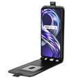 Θήκη με πτερύγιο για Realme 8i, Flip, μαύρη