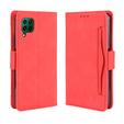 Θήκη με πτερύγιο για Huawei P40 Lite, Card Slot, κόκκινη