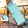 Θήκη με πτερύγιο Rhombus Crossbody Leather για Motorola Edge 70