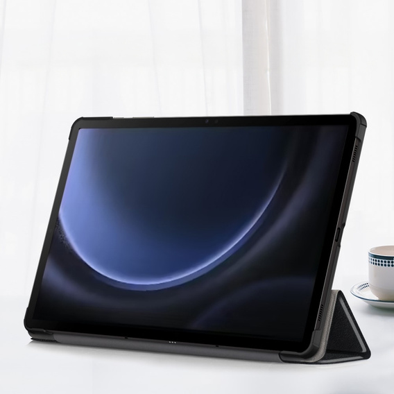 Θήκη για Samsung Galaxy Tab S9 FE+ Plus, Smartcase με χώρο για γραφίδα, μαύρη