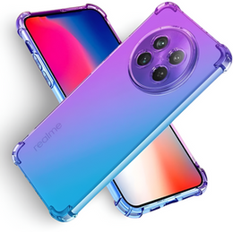 θήκη για το Realme 12, Gradient Dropproof, Μωβ / μπλε