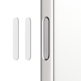 2x NORTHJO Γυαλί κουμπιού ελέγχου κάμερας για iPhone 16 / 16 Plus / 16 Pro / 16 Pro Max, λευκή