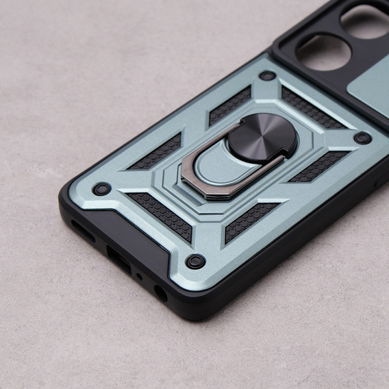 Θήκη για Oppo A98 5G, CamShield Slide, πράσινο