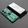 Θήκη για Honor 70 5G, Military kickstand, πράσινη