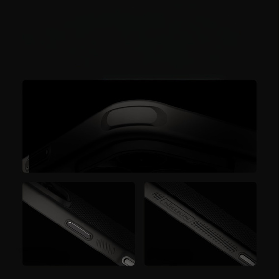 Θήκη για iPhone 16 Pro Max, θωρακισμένη Nillkin, Carbon Fiber, για Magsafe, μαύρη