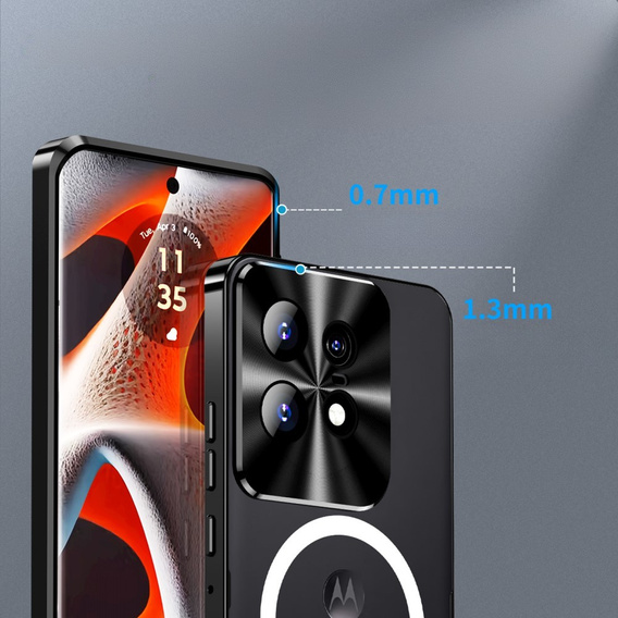 θήκη προστασίας κάμερας για το Motorola Edge 50 Pro 5G, CamShield MagSafe, μαύρη